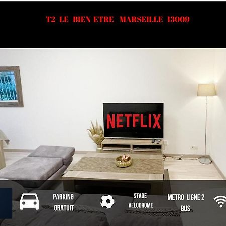 T2 Le Bien Etre Marseille 9Eme-Wifi-Netflix-Metro-Parking-Plage Eksteriør bilde